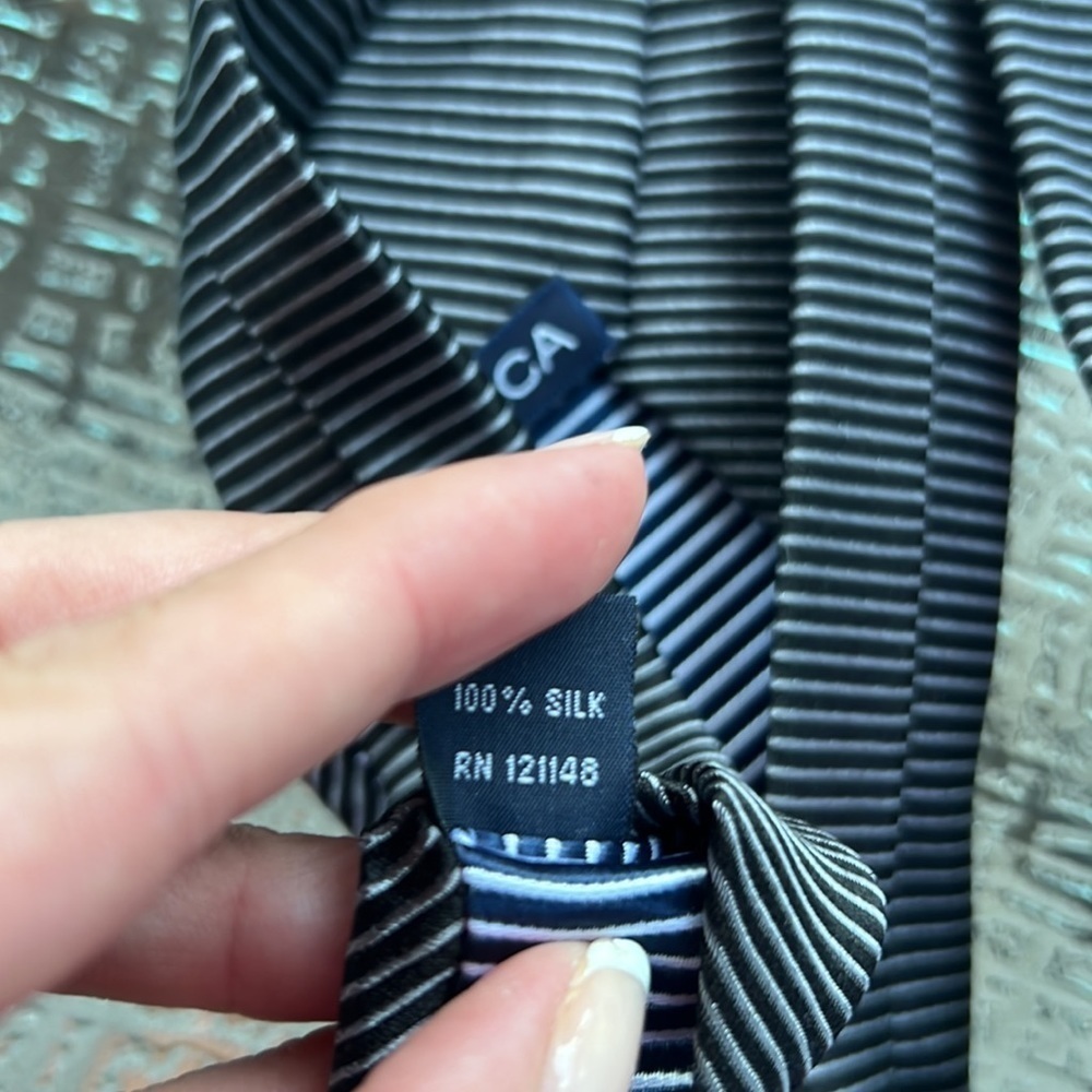 Nautica striped silk tie - Picture 4 of 4